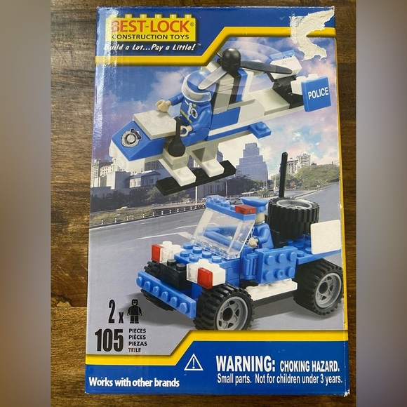 Best-Lock Police Cruiser and helicopter - Picture 1 of 2